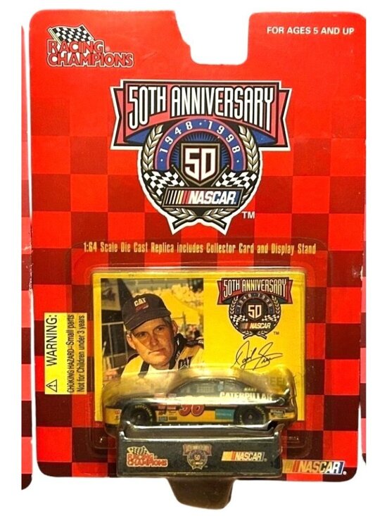 Racing Champions Other - VTG Die Cast Racing Champions NASCAR 50th Anniversary David Green 96 Car Card St